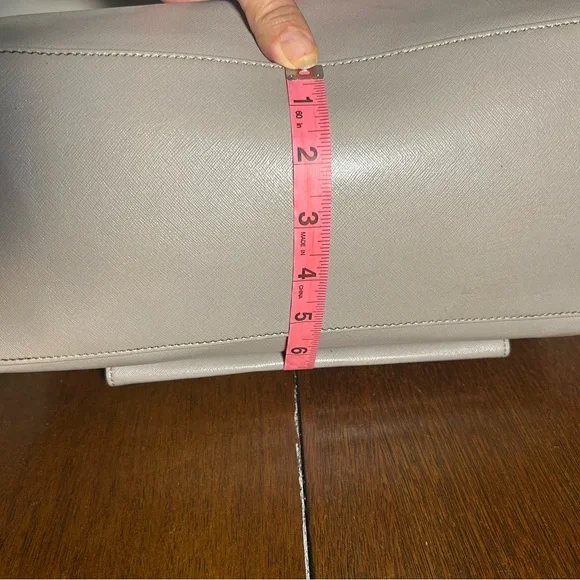 Nine West Taupe Shoulder Bag Satchel - Picture 5 of 10